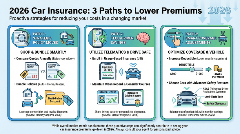 3 Ways to Reduce Car Insurance Premiums in 2026