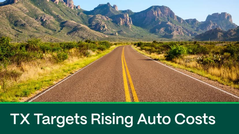 Texas Lawmakers Target Rising Auto Insurance Costs as Uninsured Drivers Hit 12 Percent