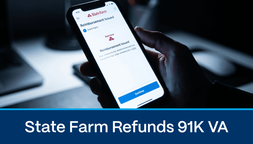 State Farm Reimbursed 91,686 Virginia Policyholders After Filing Glitch