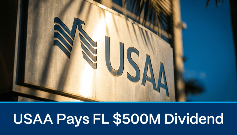 USAA Returns $500 Million to 830,000 Florida Auto Policyholders