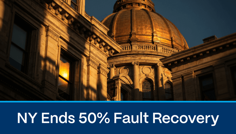 New York's 50% Fault Bar Ends Recovery Rights for Thousands of Crash Victims