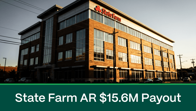 State Farm Settles $15.6 Million Arkansas Total Loss Claims Dispute