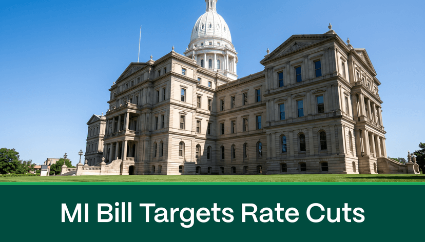 Michigan Auto Insurance Rate Bill vs 10% Mandatory Cut: Who's Right