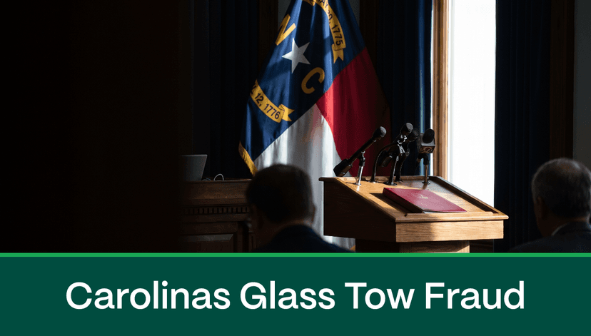 Two Carolina Fraud Arrests Expose Auto Glass and Towing Schemes That Cost Insurers Thousands