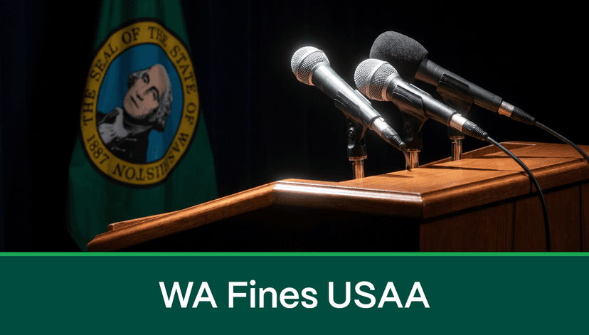 Washington Fines USAA and Allstate $230,000 for Claim Handling Violations