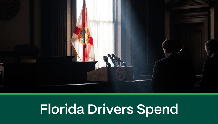 Florida Drivers Spend 6.45% of Their Income on Car Insurance